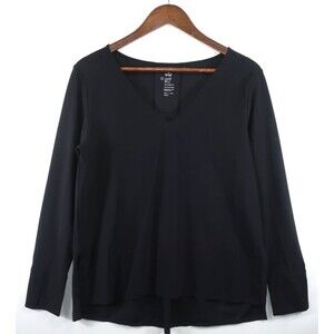 aday Something Tailored Shirt Black Size Small Minimalist Capsule Wrinkle Free S